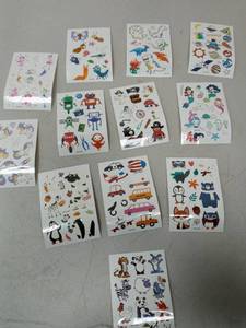 lot 27755 image: Variety pack of 12 different cards of temporary tatoos