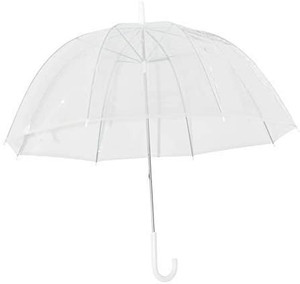 lot 27777 image: Home-X - Clear Bubble Umbrella, Durable Wind-Resistant Umbrella with Sturdy Bubble Design That Won��t Flip Inside Out, for Men and Women of All Ages
