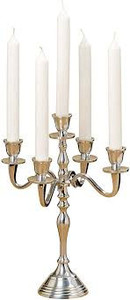 lot 35101 image: Candelabra, Gold and White (varies from stock photo)