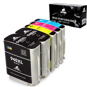 lot 36663 image: IKONG 5-Pack 940xl 940 Ink Compatible Replacement for hp 940 Ink cartridges Work with HP Officejet Pro 8500 8000 8500A