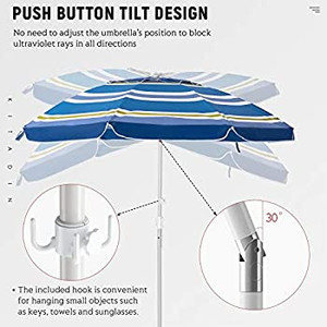 lot 37360 image: KITADIN 6.5FT Beach Umbrella