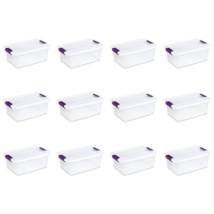 lot 37390 image: Sterilite 17531712 15 Quart 12 pack