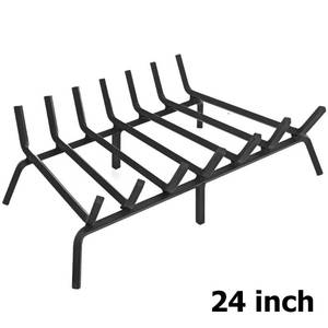 lot 37425 image: KingSo 24IN Fireplace Log Grate Heavy Duty Steel Construction Sturdy Fireplace Grate Compact Design Fireplace