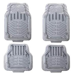 lot 37438 image: August Auto All Weather Transparent Universal Fit Deep Tray Car Floor Mats Fit for Sedans, SUVs, Trucks, Vans Set of 4(Gray