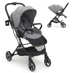 lot 37447 image: Babyjoy High Landscape Foldable Baby Stroller Navy blue