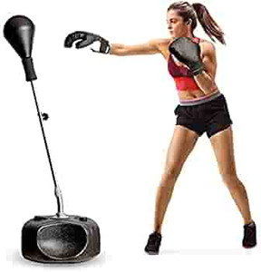 lot 37452 image: Protocol Punching Bag with Stand - for Adults & Kids - Punching Bag with Stand P