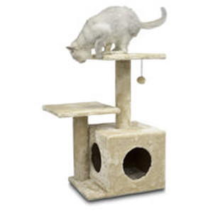 lot 37460 image: 28.7 Rensel Cat Tree Grey Not Beige