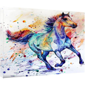 lot 37537 image: Horse Wall Art Image Oil Painting Canvas