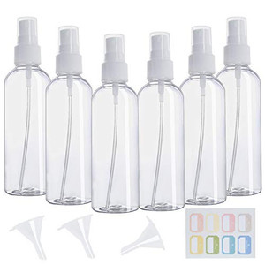 lot 39632 image: Vaupan Plastic Spray Bottles, 3.4oz100ml Clear Empty Fine Mist