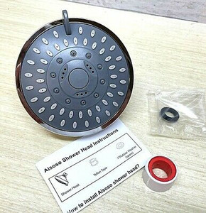 lot 39634 image: Aisoso 5 Function High Pressure Shower Head Anti-Leakage Teflon Tape