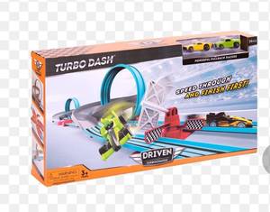 lot 39647 image: Turbocharge  Pullback Cars & Race Track for Kids  DRIVEN