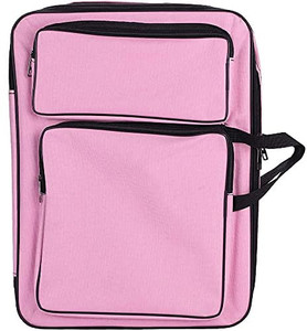 lot 36697 image: A3 Art Portfolio Case Drawing Board Bag for Kids Portable Waterproof Art Carry Backpack for Painting Sketch Artist Student Storage Tote Bag for Palette Paints Brushes Pencils