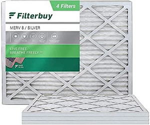 lot 37583 image: Filterbuy 18x25x1 Air Filter MERV 8, Pleated HVAC AC Furnace Filters