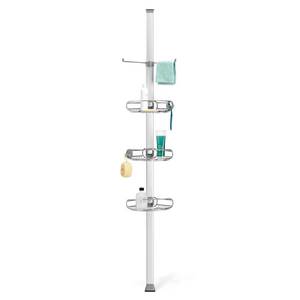 lot 37605 image: simplehuman Tension Shower Caddy in Brushed at Nordstrom