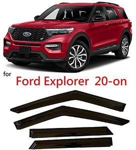 lot 37606 image: Dark Tinted Tape-On Side Window Vent Visor Deflectors