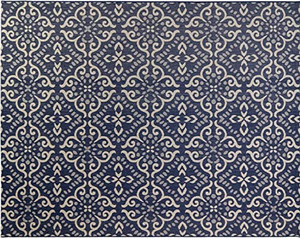 lot 37607 image: Gertmenian 21565 Nautical Tropical Carpet Outdoor Patio Rug, 5x7 Standard, Navy