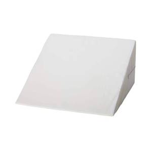 lot 37614 image: DMI Wedge Pillow for Support Sleeping, Reading, Rest or Elevation to Help Acid Reflux, Sleep Apnea, Back Pain, Minimize Snoring and for Foot and Leg Elevation with Removable Cover, 12x24x24, White