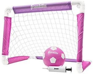 lot 37617 image: Franklin Sports Kids Soccer Goal with Ball and Pump