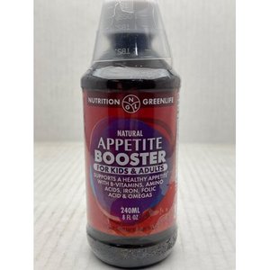 lot 37621 image: Appetite Booster Weight Gain Stimulant Supplement Eat More for Underweight Kids & Adults Fortified with Omega 3,6,9  Vitamins B1,B2,B3,B5,B6,B12, Folic Acid , Iron, Zinc, Amino Acids, Flax Seed Oil