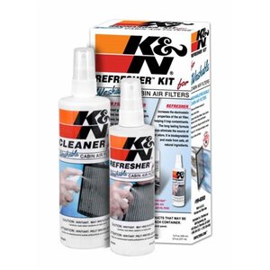 lot 37642 image: K&N Cabin Filter Cleaning Kit Spray Bottle Filter Cleaner and Refresher Kit Restores Cabin Air Filter Performance Service Kit-99-6000