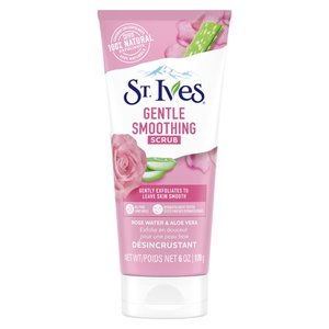 lot 37647 image: St. Ives Gentle Smoothing Face Scrub Rose Water & Aloe Vera, 6 oz