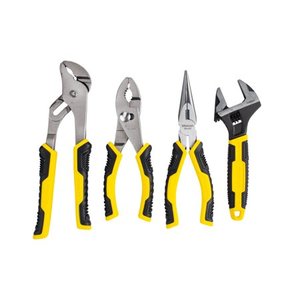 lot 3156 image: STANLEY 84-558 4-Piece Plier and Adjustable Wrench Set
