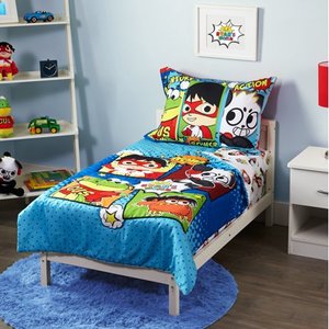 lot 3170 image: Ryans World Toddler Bed Set