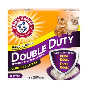 lot 3417 image: Arm & Hammer Double Duty Clumping Litter, 20lb Box