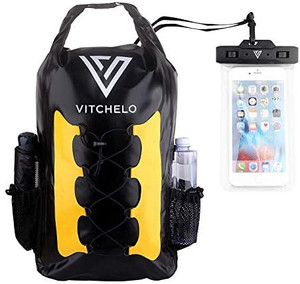 lot 3478 image: Vitchelo - 30l Deluxe Waterproof Dry Bag Backpack W Adjustable Shoulder Strap