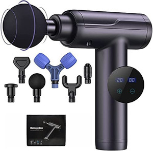 lot 3507 image: Rexin Scisfuture Massage Gun, Massage Gun for Athletes,Deep Tissue Massage Gun, Percussion Massage Gun with Updated 6 Massage Heads