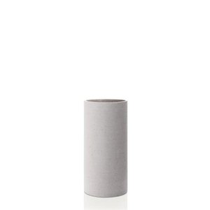 lot 3510 image: Blomus 65597 Polystone Vase, Light Gray - Large