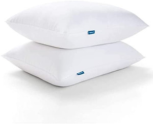 lot 3515 image: Bedsure Standard Pillows Size Set of 2 - Premium Down Alternative Hotel Bed Pillows - Soft Standard Pillows 2 Pack for Side and Back Sleeper (20x26 inches)
