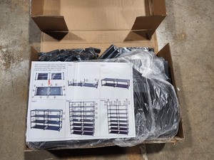 lot 3590 image: 16 Shelf Closet Organizer
