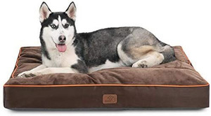 lot 3592 image: Bedsure Waterproof Dog Beds for Large Dogs ( 36 x 24 )