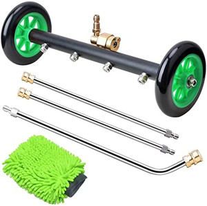 lot 3601 image: 4000PSI Pressure Washer Undercarriage Cleaner Water Broom, Undercarriage Power Washer Attachment wExtension Rods
