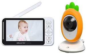 lot 3602 image: Dragon Touch Baby Monitor, E40 Video Baby Monitor with Camera and Audio,4.3 Split Screen