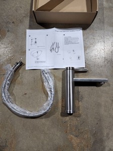 lot 3603 image: Delta Faucet Modern Single Hole Bathroom Faucet