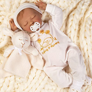 lot 3613 image: Paradise Galleries Reborn Baby Doll with Magnetic Pacifier