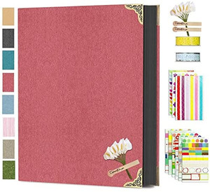 lot 3628 image: Scrapbook Photo Album 80 Black Pages