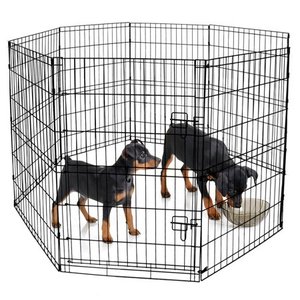 lot 5020 image: Vibrant Life 36H Pet Exercise Pen, Large Indoor & Outdoor Playpen