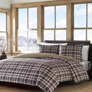 lot 5021 image: Eddie Bauer Port Gamble Dusted Indigo FullQueen Comforter Set