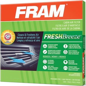 lot 5038 image: FRAM Fresh Breeze Cabin Air Filter CF11177 with Arm & Hammer Baking Soda, for Select Nissan Vehicles