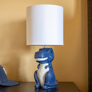 lot 5052 image: Your Zone Dinosaur Poly Grab & Go Accent Table Lamp