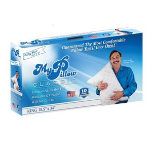lot 5090 image: MyPillow Classic King Size Pillow, Medium Support