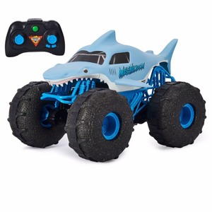 lot 5126 image: Monster Jam, Official Megalodon Storm All-Terrain Remote Control Monster Truck Toy Vehicle, 115 Scale