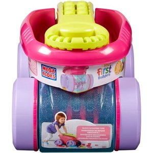 lot 5127 image: Mega Bloks First Builders Block Scooping Wagon (Pink)