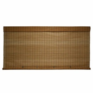 lot 5134 image: Radiance Imperial Matchstick Cord Free Roll-Up Shade, Fruitwood, 48 W x 72 L