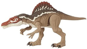 lot 5145 image: Jurassic World Extreme Chompin Spinosaurus Dinosaur Action Figure, Huge Bite, Authentic Decoration, Movable Joints, Ages 4 Years Old & Up