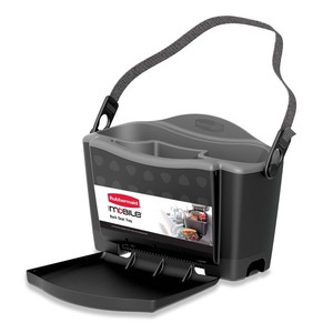 lot 5156 image: Rubbermaid 3318-20 Multipurpose Back Seat Car Organizer and Food Tray