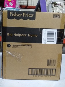 lot 5166 image: Fisher-Price Little People Big Helpers Home Pink (Frustration Free Packaging) Doll Playset